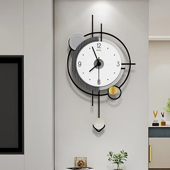 Design Moderno Relógio De Parede Grande Sala Minimalista Relógio De Parede Incomum Eletrônico Orologio Da Parete Jogos De Decoração