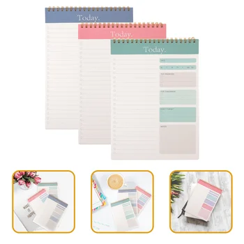 Agenda de planejamento diário do Notebook Lista de Almofada de horário de Trabalho o bloco de notas Memorando de corte gabinete de Planeamento Cadernos