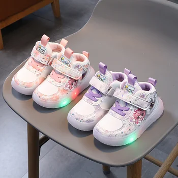 Pequena Princesa De Meninas, Sapatos De Couro De 2023 Quatro Estações, O Coreano Edição Meninos' Sola Macia Meninas' Bonito Bordado Sapatos De Bebê