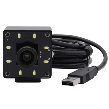 ELP Global shutte Câmera 1080P 90fps de Alta Velocidade Industrial de 2MP Full HD USB Câmera Webcam Com LEDs Brancos Para o Dia de Visão Noturna
