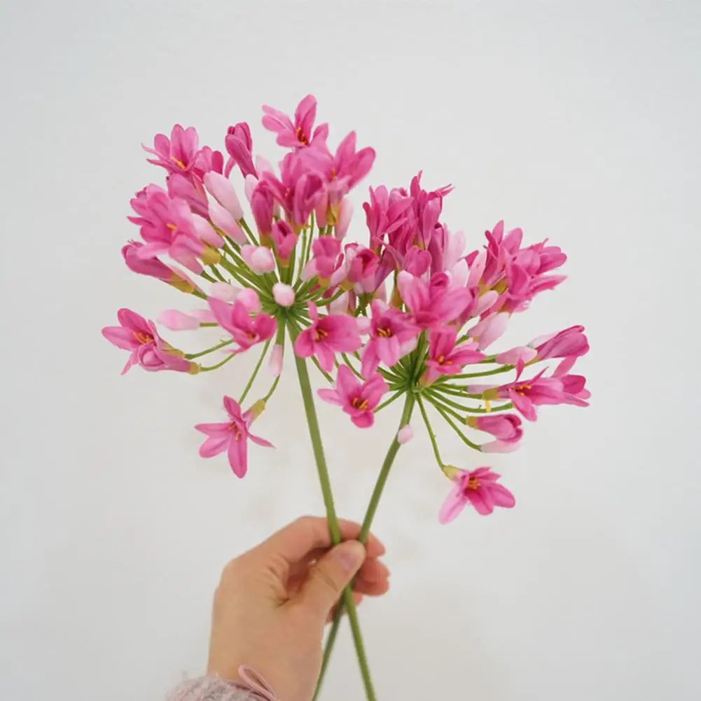 Prática de Flores Artificiais Tempo-resistente e Fácil de Cuidar Leve, de Bom Efeito Visual de Simulação Flor1